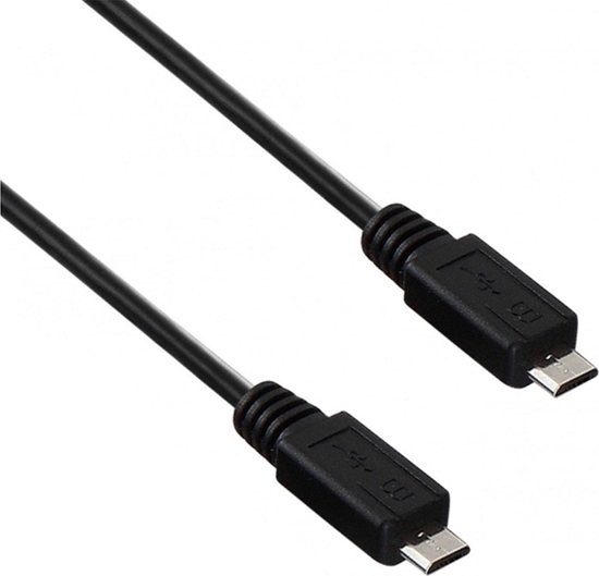 Picture of Kabel USB Akyga microUSB - microUSB 0.6 m Czarny (AK-USB-17)