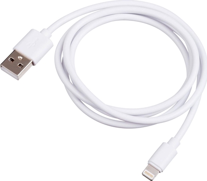 Изображение Kabel USB Akyga USB-A - Lightning 1 m Biay (AK-USB-30)