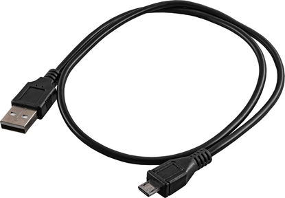 Attēls no Kabel USB Akyga USB-A - microUSB 0.6 m Czarny (AK-USB-05)