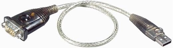 Picture of ATEN UC232A serial cable Transparent 0.35 m USB Type-A DB-9
