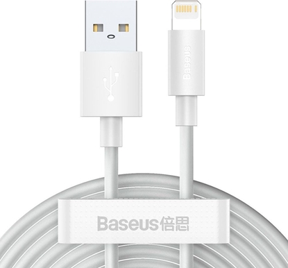 Picture of Kabel USB Baseus USB-A - Lightning 1.5 m Biały (6953156230316)