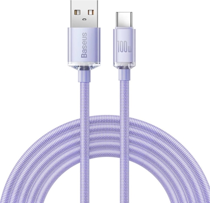 Picture of Kabel USB Baseus USB-A - USB-C 2 m Fioletowy (baseus_20220224125845)