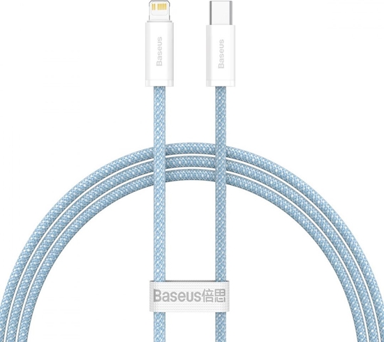 Picture of Kabel USB Baseus USB-C - Lightning 1 m Niebieski (BSU3066BLU)