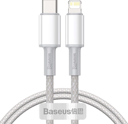 Picture of Kabel USB Baseus USB-C - Lightning 2 m Biay (6953156231955)