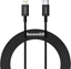 Изображение Kabel USB Baseus USB-C - Lightning 2 m Czarny (BSU2663BLK)