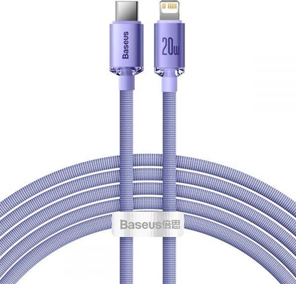 Изображение Kabel USB Baseus USB-C - Lightning 2 m Fioletowy (FD-2310-6932172602796)