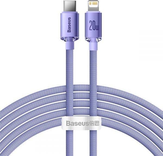 Picture of Kabel USB Baseus USB-C - Lightning 2 m Fioletowy (FD-2310-6932172602796)