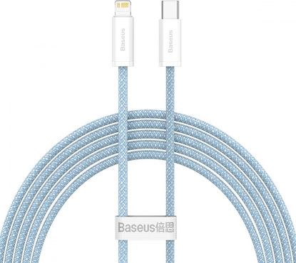 Изображение Kabel USB Baseus USB-C - Lightning 2 m Niebieski (BSU3061BLU)