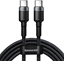 Attēls no Kabel USB Baseus USB-C - USB-C 2 m Czarno-szary (BSU1006GRYBLK)