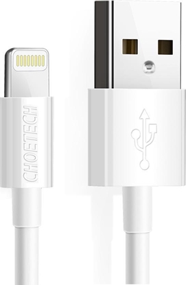 Изображение Kabel USB Choetech USB-A - Lightning 1.8 m Biały (6971824971750)