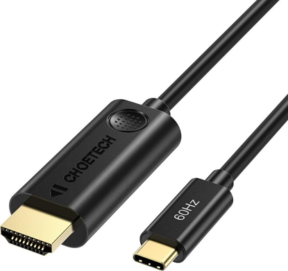 Изображение Kabel USB Choetech USB-C - HDMI 1.8 m Czarny (6971824972344)
