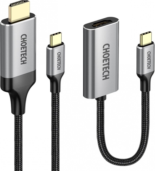 Picture of Kabel USB Choetech USB-C - HDMI 2 m Szary (6971824979695)