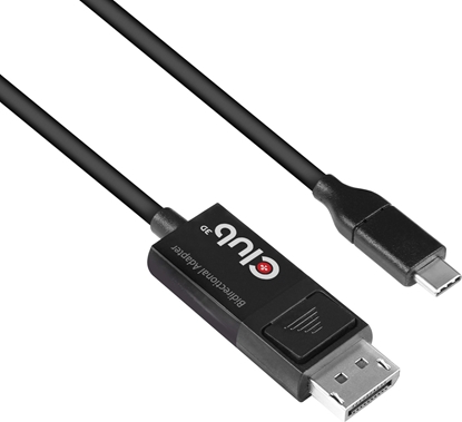 Изображение Kabel USB Club 3D USB-C - DisplayPort 1.8 m Czarny (CAC-1557)