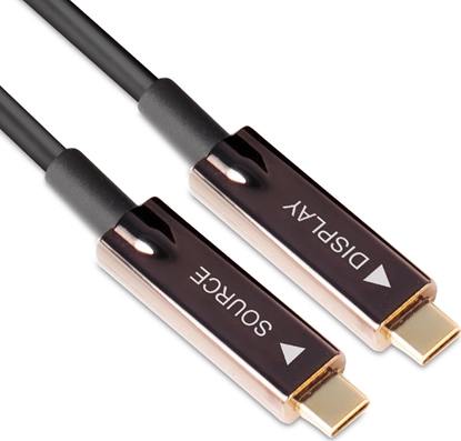 Attēls no Kabel USB Club 3D USB-C - USB-C 20 m Czarny (CAC-1589)
