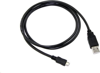 Изображение Kabel USB C-Tech USB-A - microUSB 0.5 m Czarny (CB-USB2M-05B)