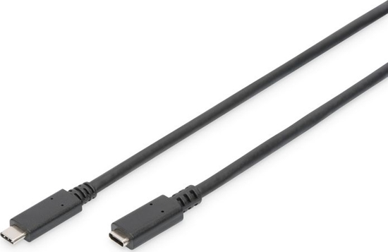 Picture of DIGITUS USB Type-C Verlängerungskabel, Type-C - C, 1,5m schw