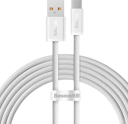 Изображение Kabel USB Baseus USB-A - USB-C 2 m Biały (CALD000702)