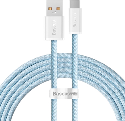 Изображение Kabel USB Baseus USB-A - USB-C 2 m Niebieski (CALD000703)