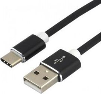 Изображение Kabel USB EverActive USB-A - USB-C 1.5 m Czarny (CBS-1.5CB)
