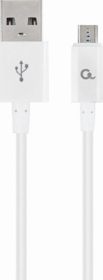Picture of Kabel USB Gembird USB-A - microUSB 1 m Biay (CC-USB2P-AMmBM-1M-W)