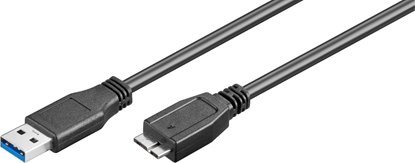 Picture of Kabel USB Goobay USB-A - microUSB 1.8 m Czarny (95026)