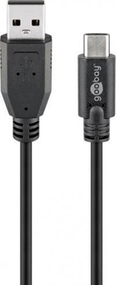 Picture of Kabel USB Goobay USB-A - USB-C 0.5 m Czarny (55467)