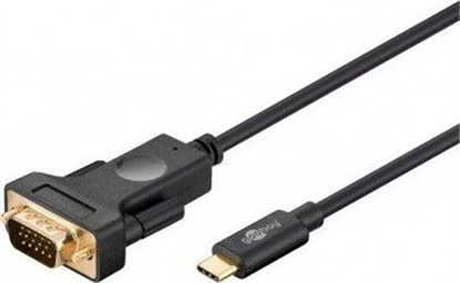 Picture of Kabel USB Goobay USB-C - D-Sub (VGA) 1.8 m Czarny (533971)