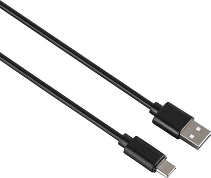 Attēls no Kabel USB Hama USB-A - USB-C 0.9 m Czarny (002009070000)