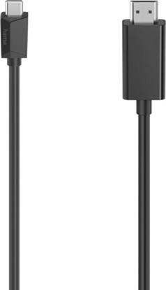Изображение Kabel USB Hama USB-C - HDMI 1.5 m Czarny (002007180000)