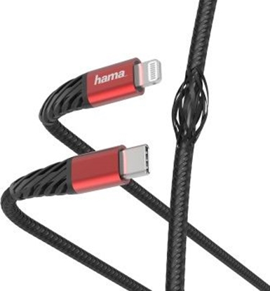 Изображение Kabel USB Hama USB-C - Lightning 1.5 m Czarny (001832940000)