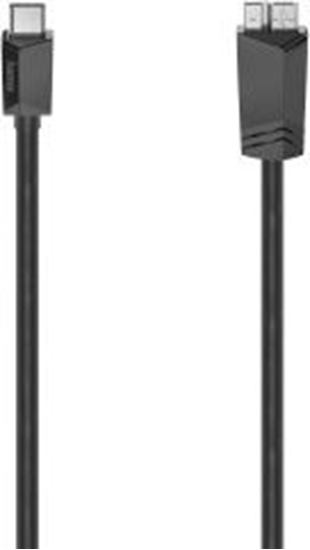 Изображение Kabel USB Hama USB-C - micro-B 0.75 m Czarny (002006550000)