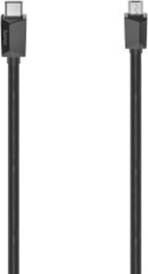 Picture of Kabel USB Hama USB-C - microUSB 0.75 m Czarny (002006440000)