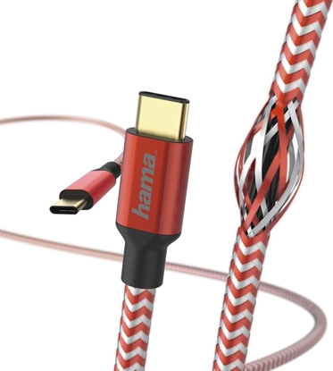 Picture of Kabel USB Hama USB-C - USB-C 1.5 m Czerwony (001832890000)