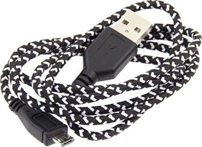 Attēls no Kabel USB Hertz USB-A - microUSB 1 m Czarny (V31AC-KK21C)