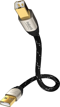 Picture of Kabel USB Inakustik USB-A - USB-B 1 m Czarny (00670001)