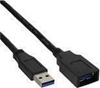 Picture of Kabel USB InLine USB-A - USB-A 2 m Czarny (B-35620)
