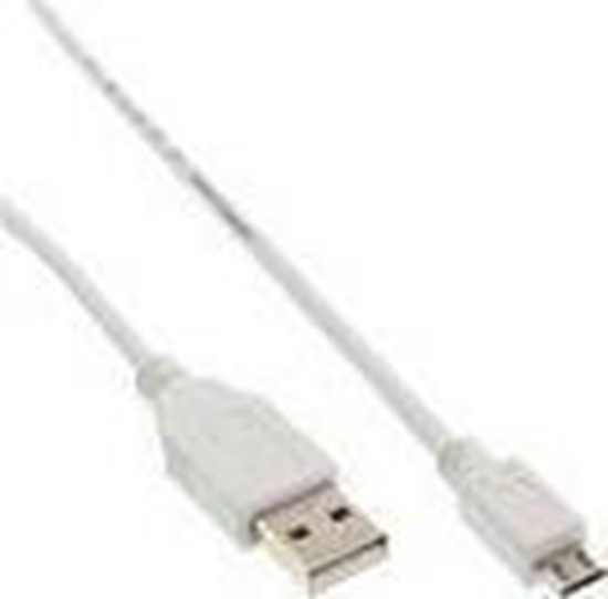 Picture of Kabel USB InLine USB-A - micro-B 1.8 m Biay (31718W)