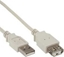 Изображение Kabel USB InLine USB-A - USB-A 0.5 m Biay (34650X)