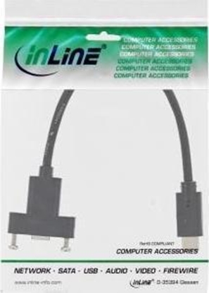 Attēls no Kabel USB InLine USB-C - HDMI 0.2 m Czarny (33441G)