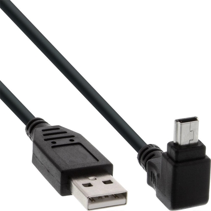 Attēls no Kabel USB InLine USB-A - miniUSB 5 m Czarny (34150)