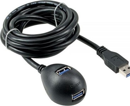 Picture of HUB USB InLine 2x USB-A 3.0 (35651)