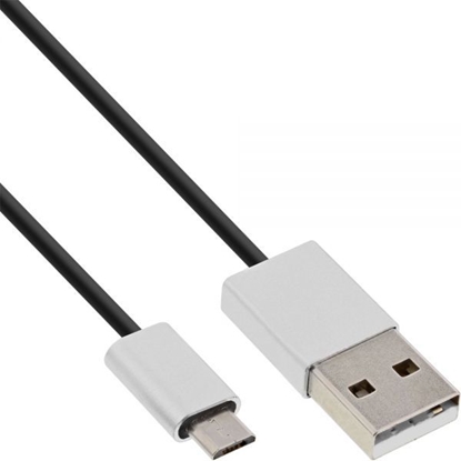 Attēls no Kabel USB InLine USB-A - microUSB 2 m Czarny (31720I)