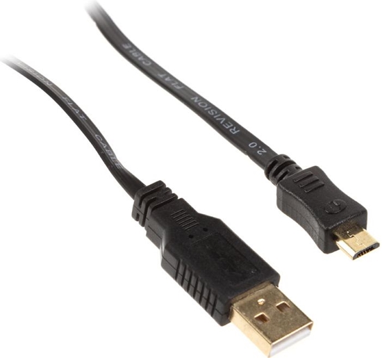 Изображение Kabel USB InLine USB-A - microUSB 3 m Czarny (31730F)