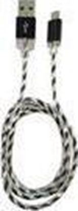 Picture of Kabel USB LC-Power USB-A - microUSB 1 m Przezroczysty (31332H)