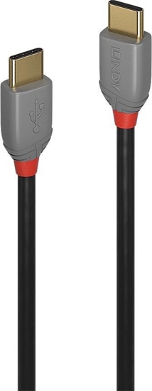 Picture of Kabel USB Lindy USB-C - USB-C 0.5 m Czarny (JAB-4308716)