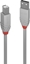 Attēls no Lindy 2m USB 2.0 Type A to B Cable, Anthra Line, grey