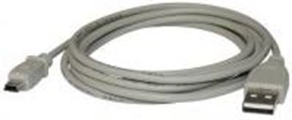 Picture of Kabel USB Logo USB-A - miniUSB 3 m Szary (10223)