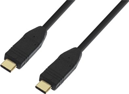 Attēls no Kabel USB Mcab USB-C - USB-C 3 m Czarny (2200046)