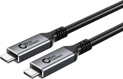 Изображение Kabel USB MicroConnect USB-C - USB-C 5 m Czarny (USB3.2CC5)