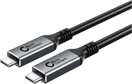 Изображение Kabel USB MicroConnect USB-C - USB-C 5 m Czarny (USB3.2CC5)